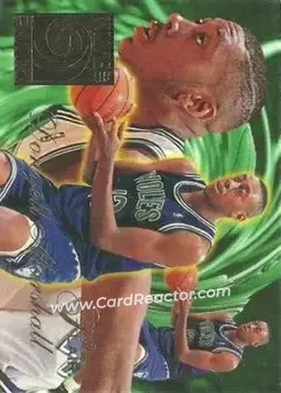 1994-95 Flair - Wave of the Future #6 - Donyell Marshall - Minnesota Timberwolves - Front 1994-95 Flair - Wave of the Future #6 - Donyell Marshall - Minnesota Timberwolves - Front