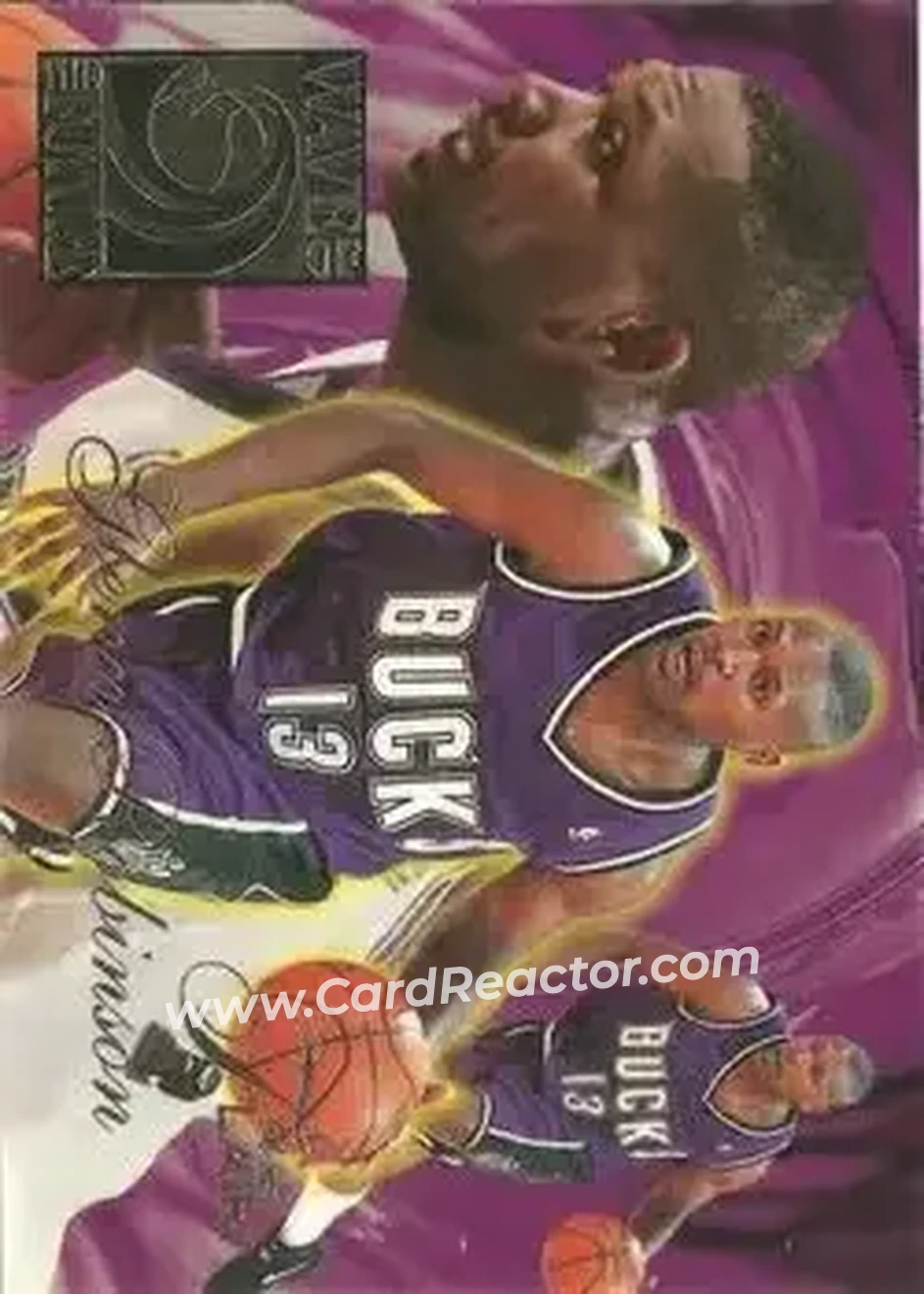 1994-95 Flair - Wave of the Future #10 - Glenn Robinson - Milwaukee Bucks - Front 1994-95 Flair - Wave of the Future #10 - Glenn Robinson - Milwaukee Bucks - Front