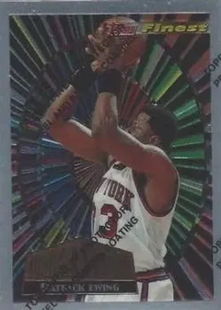 1994-95 Finest - Cornerstone #CS3 - Patrick Ewing - New York Knicks