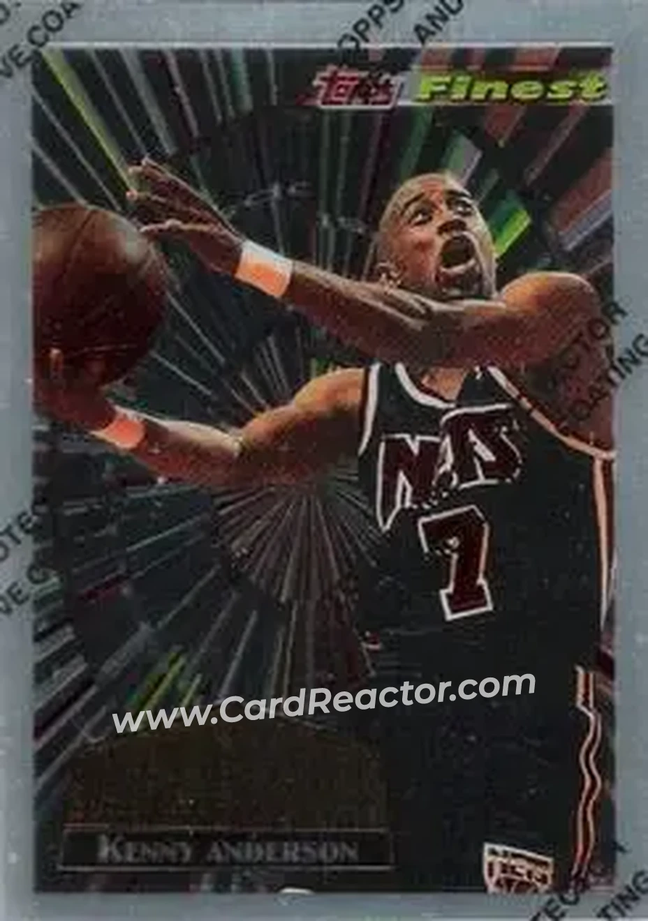 1994-95 Finest - Cornerstone #CS5 - Kenny Anderson - New Jersey Nets - Front 1994-95 Finest - Cornerstone #CS5 - Kenny Anderson - New Jersey Nets - Front
