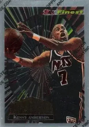 1994-95 Finest - Cornerstone #CS5 - Kenny Anderson - New Jersey Nets