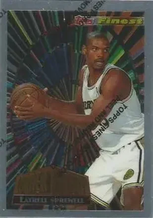 1994-95 Finest - Cornerstone #CS6 - Latrell Sprewell - Golden State Warriors