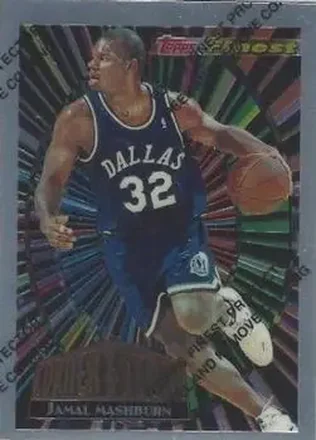 1994-95 Finest - Cornerstone #CS11 - Jamal Mashburn - Dallas Mavericks