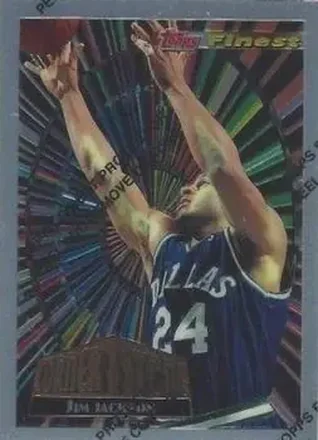 1994-95 Finest - Cornerstone #CS13 - Jim Jackson - Dallas Mavericks