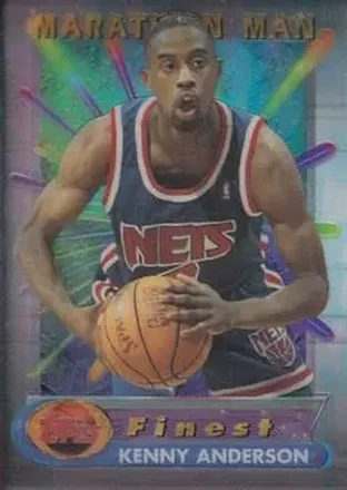 1994-95 Finest - Marathon Men #3 - Kenny Anderson - New Jersey Nets