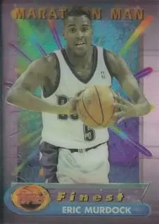 1994-95 Finest - Marathon Men #12 - Eric Murdock - Milwaukee Bucks