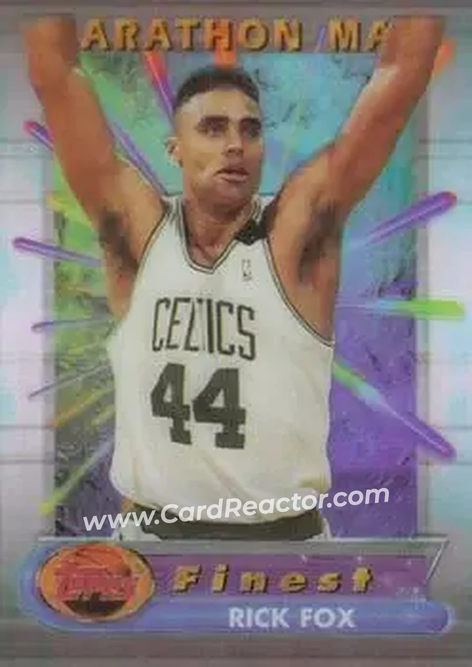 1994-95 Finest - Marathon Men #16 - Rick Fox - Boston Celtics - Front