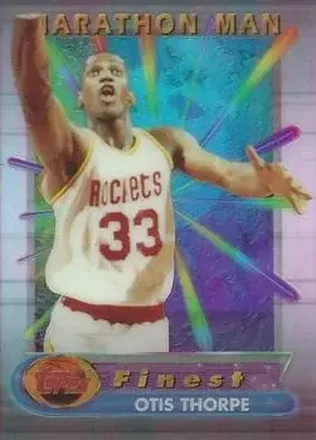 1994-95 Finest - Marathon Men #17 - Otis Thorpe - Houston Rockets