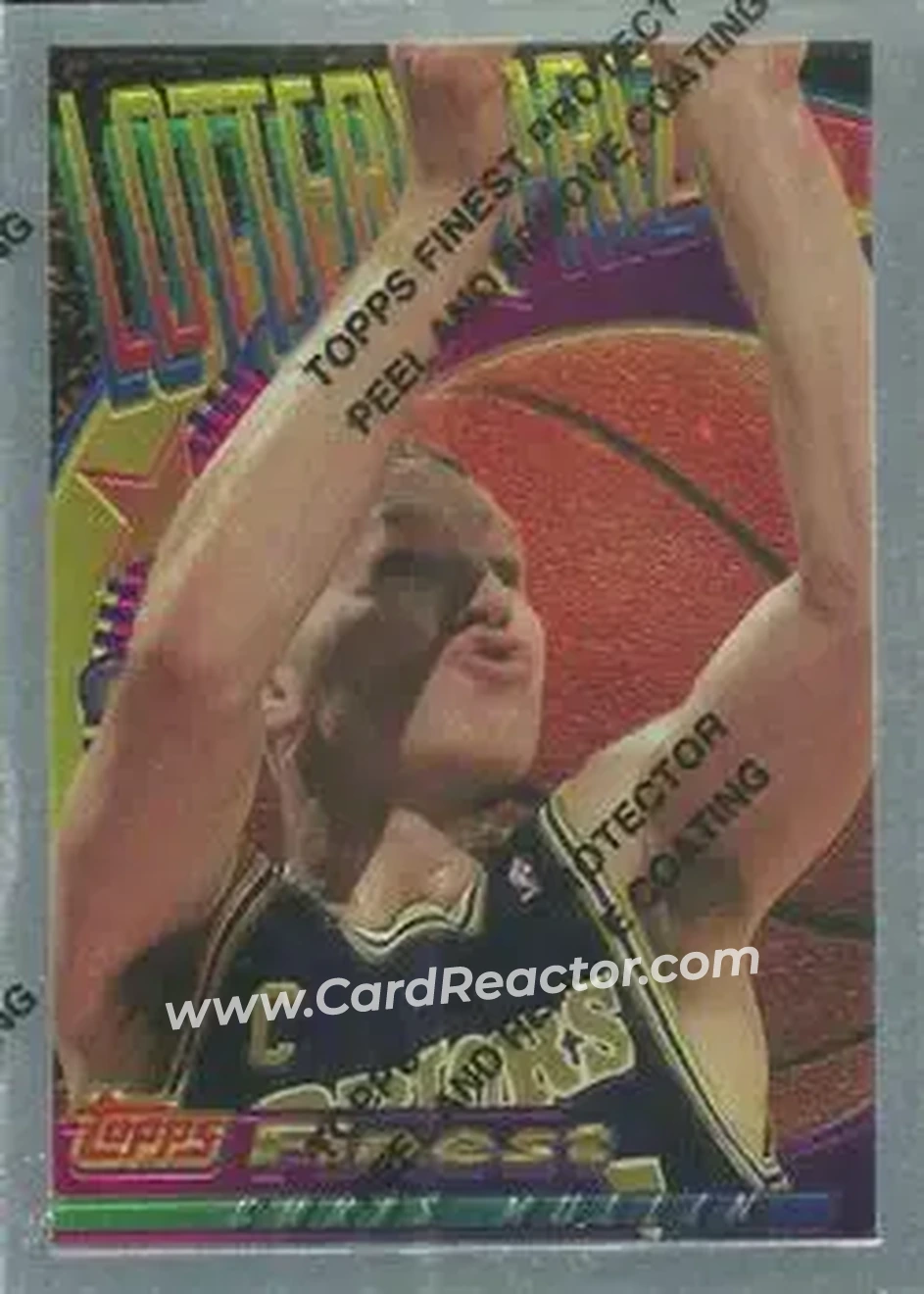 1994-95 Finest - Lottery Prize #LP2 - Chris Mullin - Golden State Warriors - Front