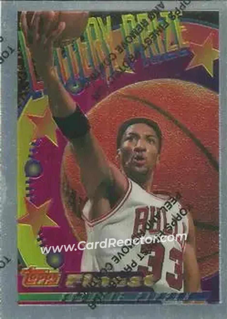 1994-95 Finest - Lottery Prize #LP4 - Scottie Pippen - Chicago Bulls - Front 1994-95 Finest - Lottery Prize #LP4 - Scottie Pippen - Chicago Bulls - Front