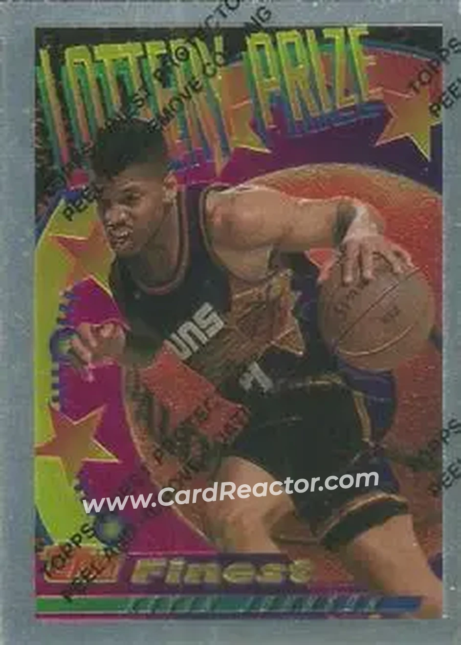 1994-95 Finest - Lottery Prize #LP5 - Kevin Johnson - Phoenix Suns - Front