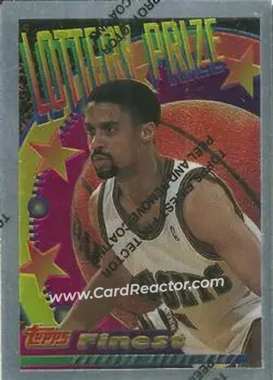 1994-95 Finest - Lottery Prize #LP10 - Mahmoud Abdul-Rauf - Denver Nuggets - Front 1994-95 Finest - Lottery Prize #LP10 - Mahmoud Abdul-Rauf - Denver Nuggets - Front