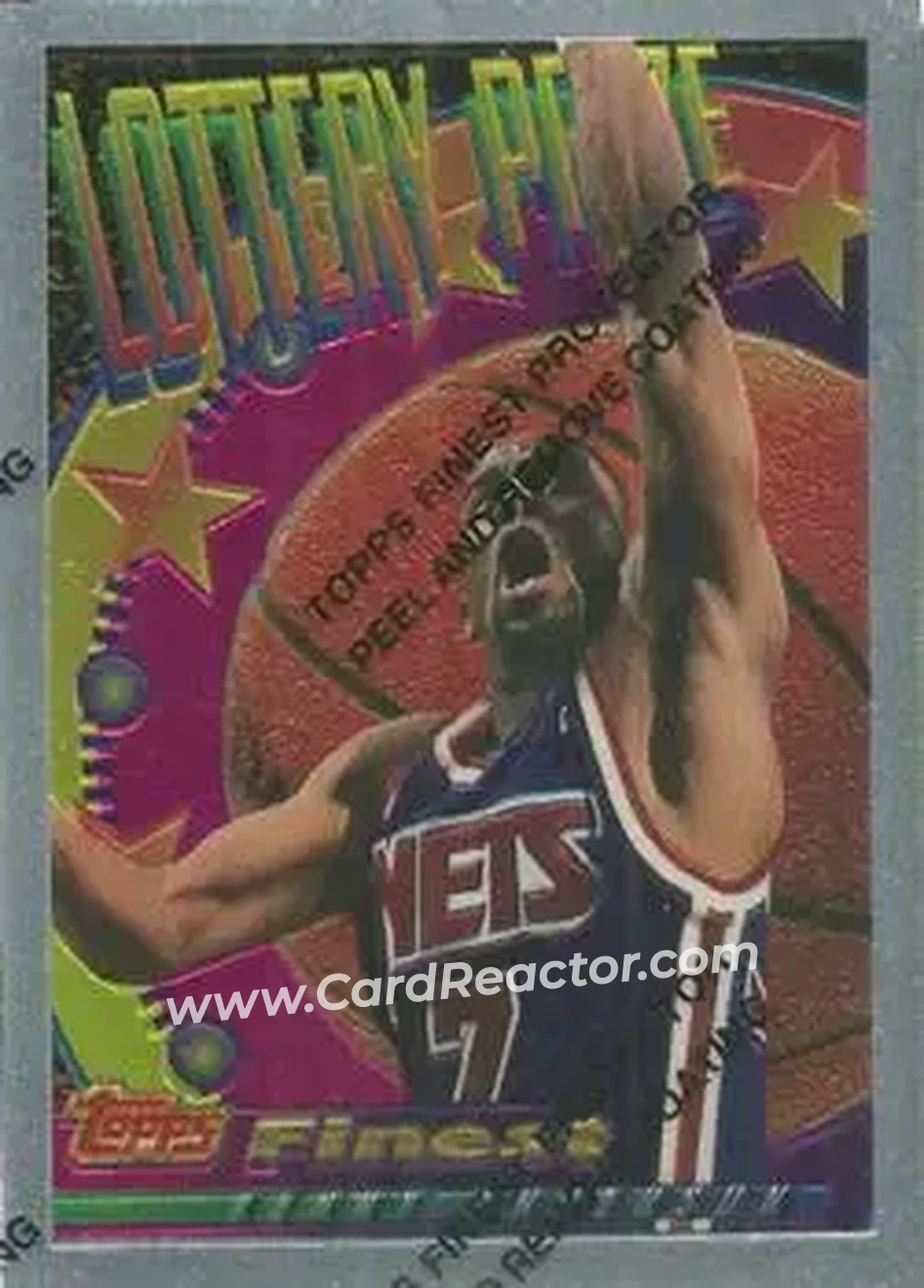1994-95 Finest - Lottery Prize #LP12 - Kenny Anderson - New Jersey Nets - Front 1994-95 Finest - Lottery Prize #LP12 - Kenny Anderson - New Jersey Nets - Front