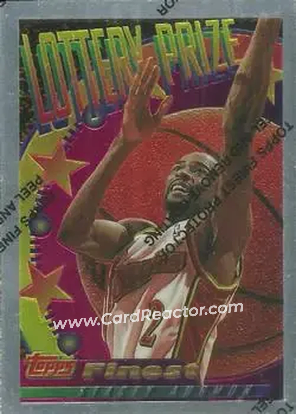 1994-95 Finest - Lottery Prize #LP14 - Stacey Augmon - Atlanta Hawks - Front