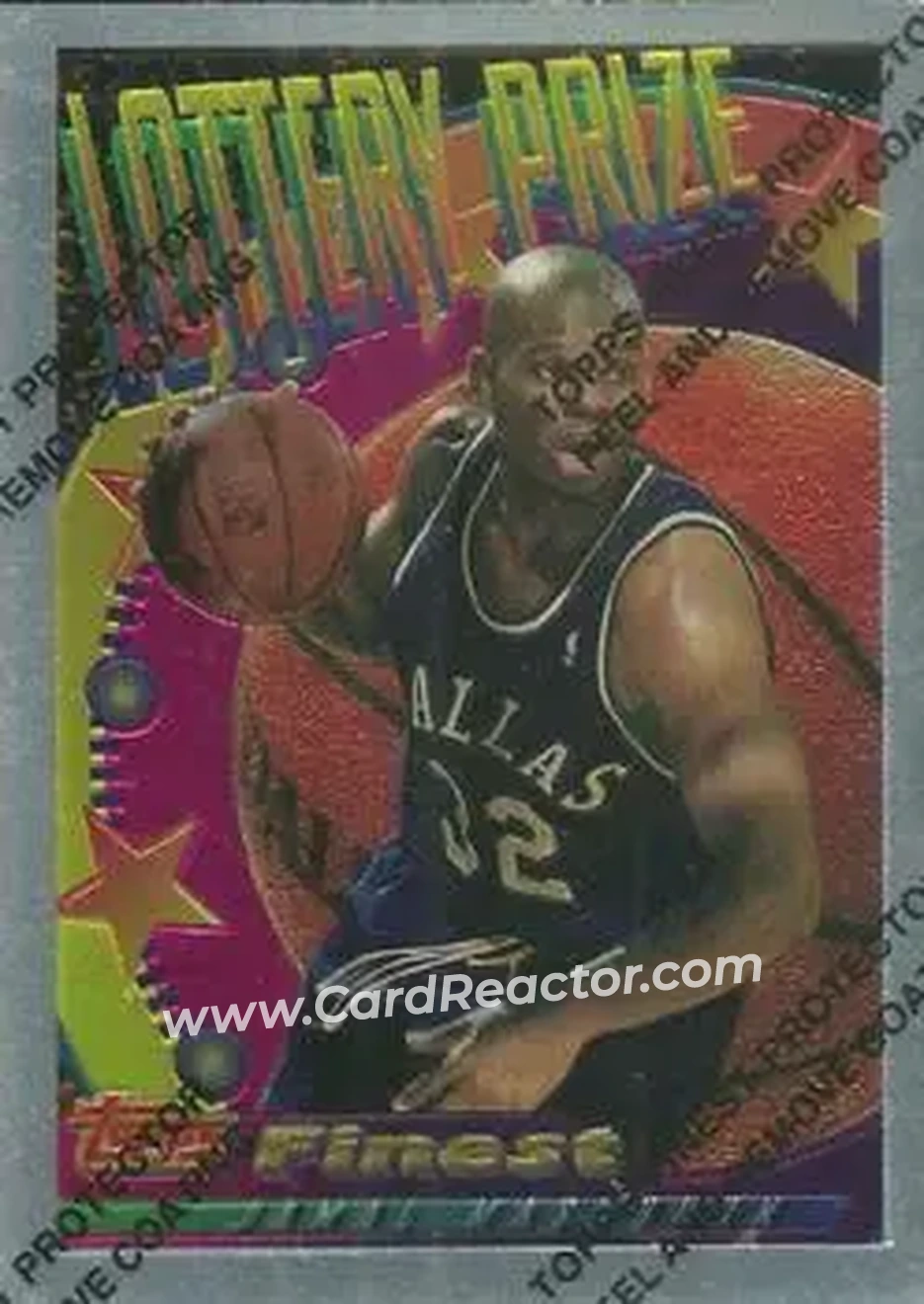 1994-95 Finest - Lottery Prize #LP21 - Jamal Mashburn - Dallas Mavericks - Front