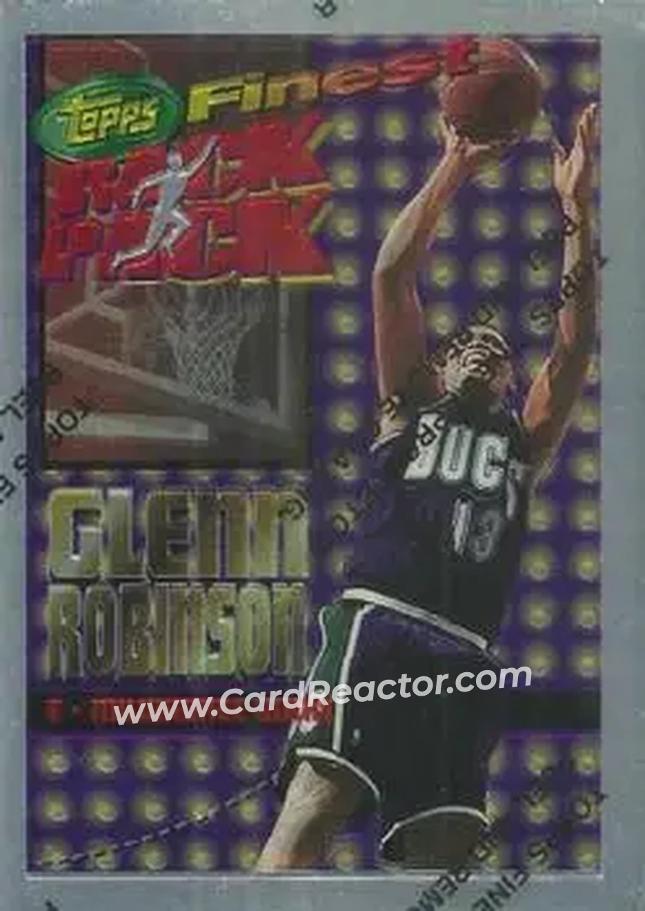 1994-95 Finest - Rack Pack #RP5 - Glenn Robinson - Milwaukee Bucks - Front 1994-95 Finest - Rack Pack #RP5 - Glenn Robinson - Milwaukee Bucks - Front