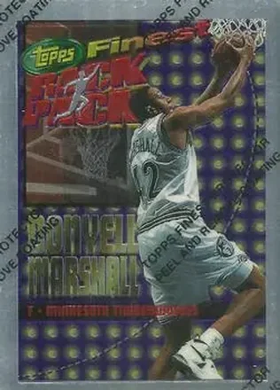 1994-95 Finest - Rack Pack #RP6 - Donyell Marshall - Minnesota Timberwolves