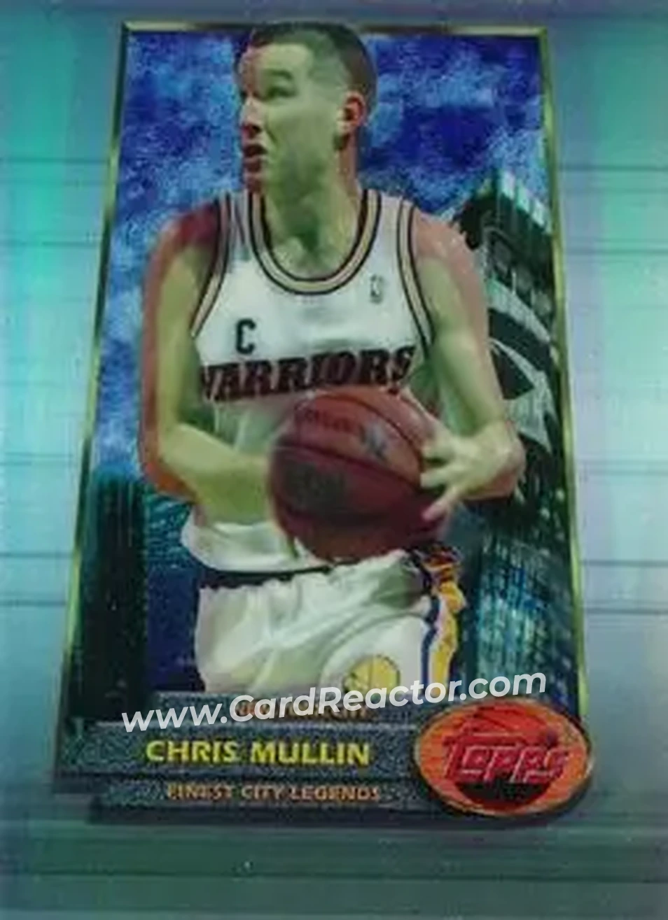1994-95 Finest - Refractors #1 - Chris Mullin - Golden State Warriors - Front 1994-95 Finest - Refractors #1 - Chris Mullin - Golden State Warriors - Front