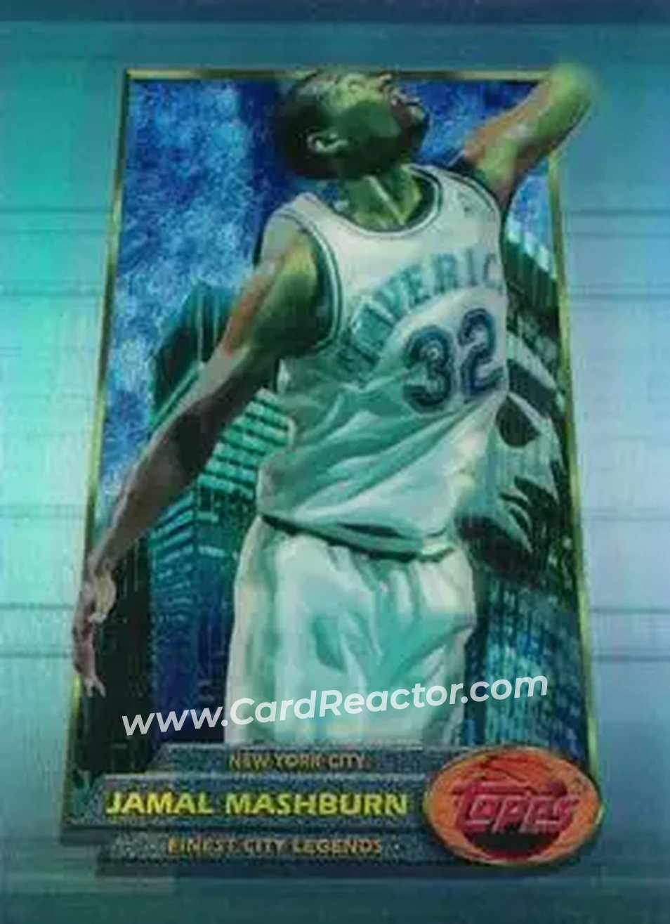 1994-95 Finest - Refractors #4 - Jamal Mashburn - Dallas Mavericks - Front