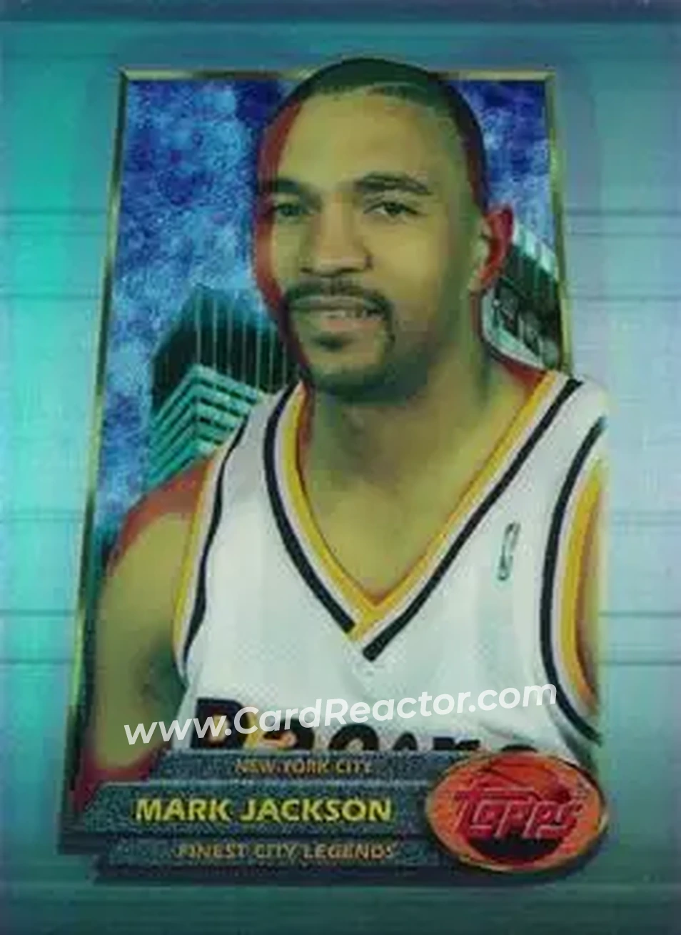 1994-95 Finest - Refractors #5 - Mark Jackson - Indiana Pacers - Front