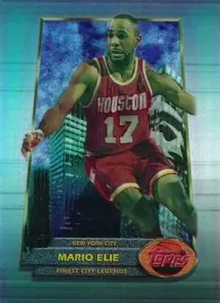 1994-95 Finest - Refractors #6 - Mario Elie - Houston Rockets