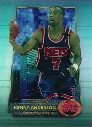 1994-95 Finest - Refractors #7 - Kenny Anderson - New Jersey Nets