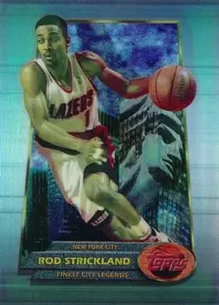 1994-95 Finest - Refractors #8 - Rod Strickland - Portland Trail Blazers