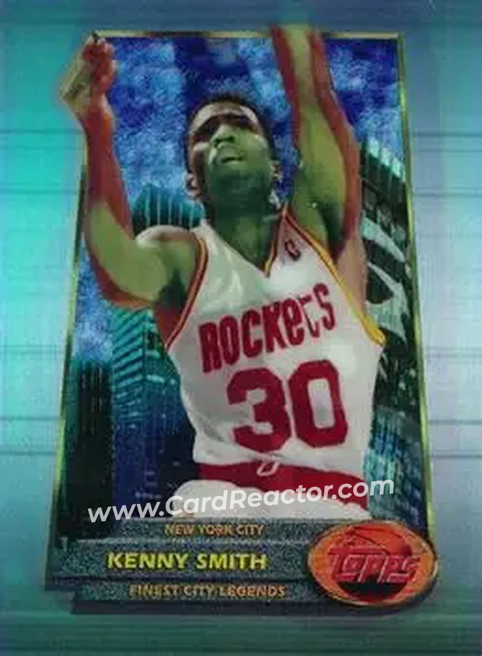 1994-95 Finest - Refractors #9 - Kenny Smith - Houston Rockets - Front