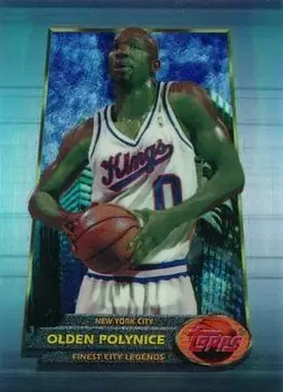 1994-95 Finest - Refractors #10 - Olden Polynice - Sacramento Kings