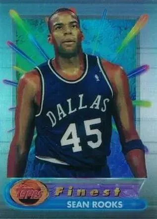 1994-95 Finest - Refractors #15 - Sean Rooks - Dallas Mavericks