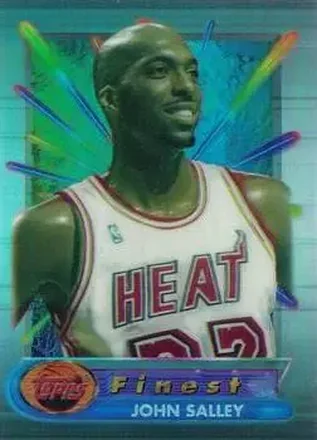 1994-95 Finest - Refractors #19 - John Salley - Miami Heat
