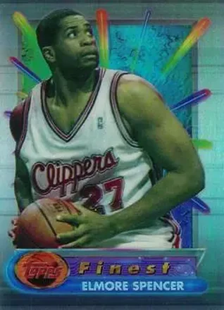 1994-95 Finest - Refractors #21 - Elmore Spencer - Los Angeles Clippers