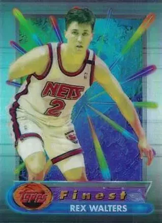 1994-95 Finest - Refractors #23 - Rex Walters - New Jersey Nets