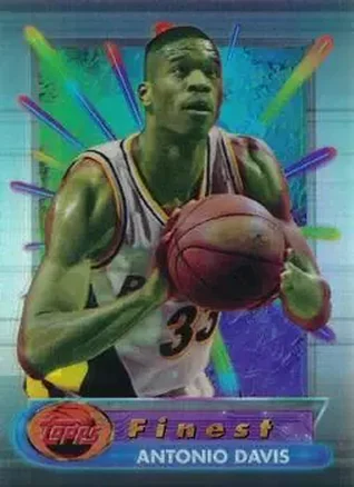1994-95 Finest - Refractors #24 - Antonio Davis - Indiana Pacers