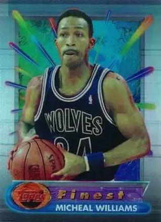 1994-95 Finest - Refractors #29 - Micheal Williams - Minnesota Timberwolves
