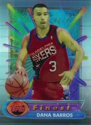 1994-95 Finest - Refractors #31 - Dana Barros - Philadelphia 76ers