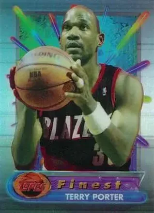 1994-95 Finest - Refractors #41 - Terry Porter - Portland Trail Blazers