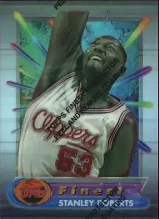 1994-95 Finest - Refractors #44 - Stanley Roberts - Los Angeles Clippers