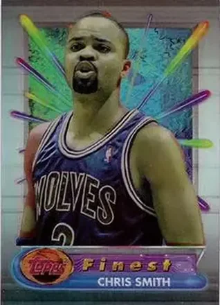 1994-95 Finest - Refractors #45 - Chris Smith - Minnesota Timberwolves