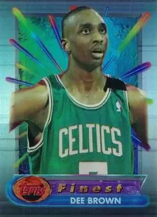 1994-95 Finest - Refractors #46 - Dee Brown - Boston Celtics