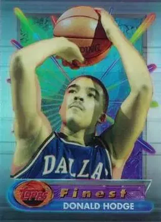 1994-95 Finest - Refractors #48 - Donald Hodge - Dallas Mavericks