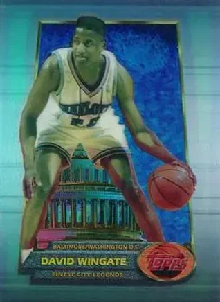 1994-95 Finest - Refractors #53 - David Wingate - Charlotte Hornets