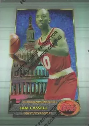1994-95 Finest - Refractors #54 - Sam Cassell - Houston Rockets