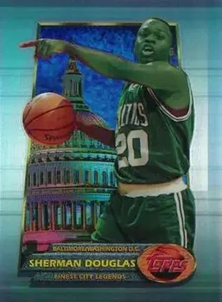 1994-95 Finest - Refractors #55 - Sherman Douglas - Boston Celtics