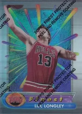 1994-95 Finest - Refractors #59 - Luc Longley - Chicago Bulls