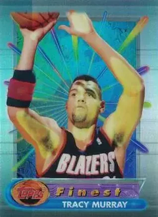 1994-95 Finest - Refractors #63 - Tracy Murray - Portland Trail Blazers