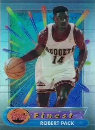 1994-95 Finest - Refractors #64 - Robert Pack - Denver Nuggets