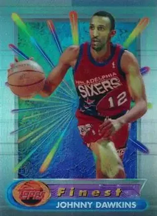 1994-95 Finest - Refractors #65 - Johnny Dawkins - Philadelphia 76ers