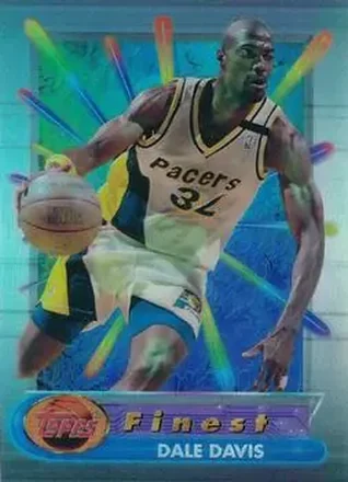 1994-95 Finest - Refractors #68 - Dale Davis - Indiana Pacers