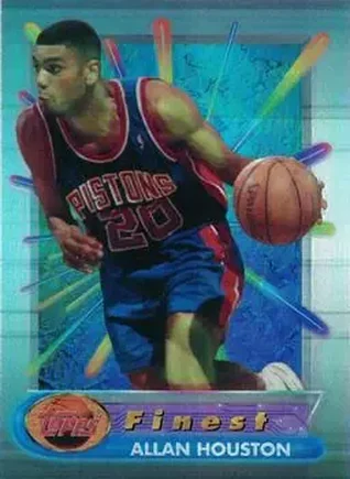1994-95 Finest - Refractors #72 - Allan Houston - Detroit Pistons